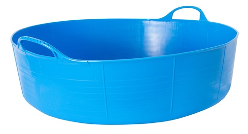 [SP35BL] Red  Gorilla - Gorilla Tubs & Recycled Black Tubs - Large Shallow 35L- Blue