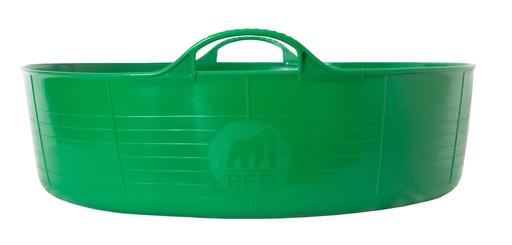 [SP35G] Red  Gorilla - Gorilla Tubs & Recycled Black Tubs - Large Shallow 35L- Green