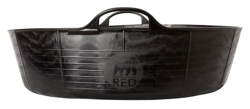 [SP35GBK] Red  Gorilla -  Tubs & Recycled Black Tubs - Large Shallow 35L Black 