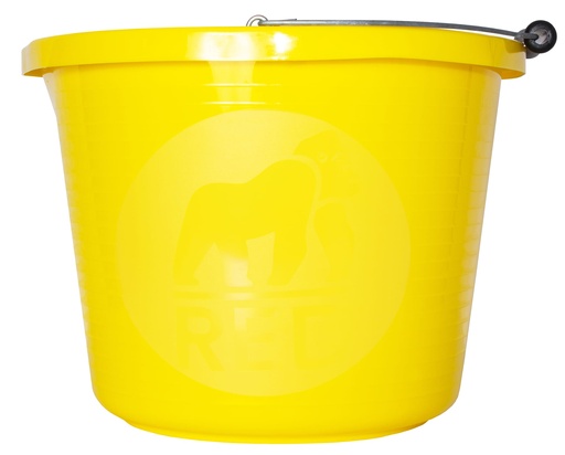 [PRM.Y] Red  Gorilla -  Premium Buckets - Premium Yellow Bucket 15L